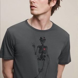 John Varvatos Skeleton T-Shirt | Size Medium